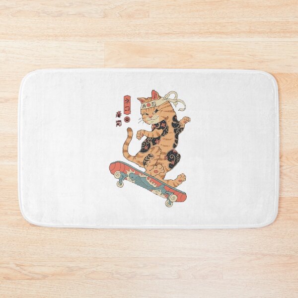 Item preview, Ninja skater cat designed and sold by Dittery.