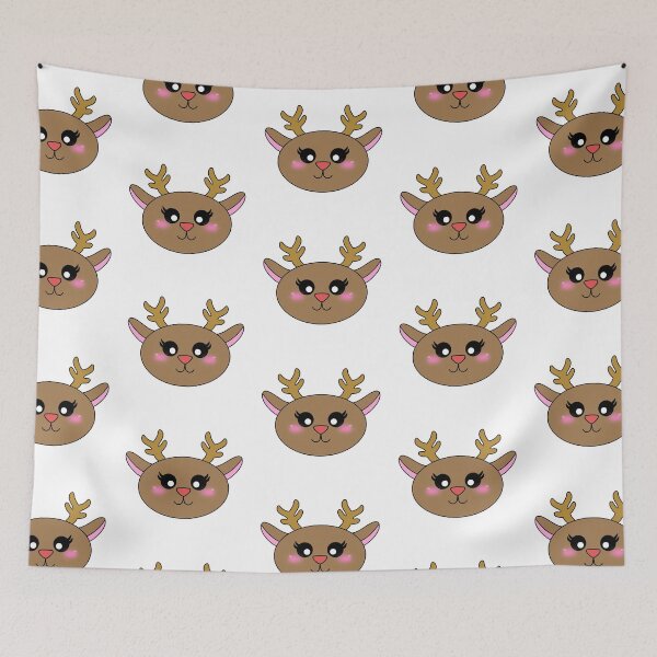 Item preview, Cute red nose Reindeer illustration  designed and sold by FlaviaDesenha.