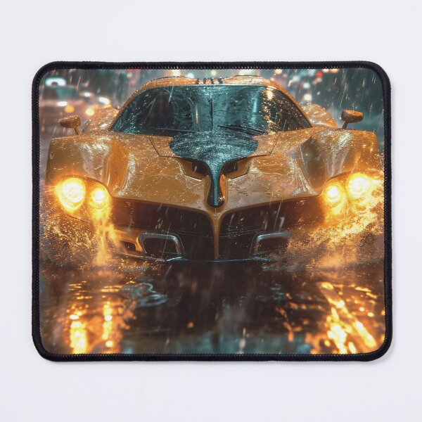 Item preview, Neon Soaked Speed: A Rain-Drenched Night in the City designed and sold by oanaunciuleanu.