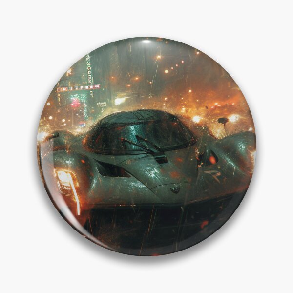 Item preview, Neon Soaked Speed: A Rain-Drenched Night in the City designed and sold by oanaunciuleanu.