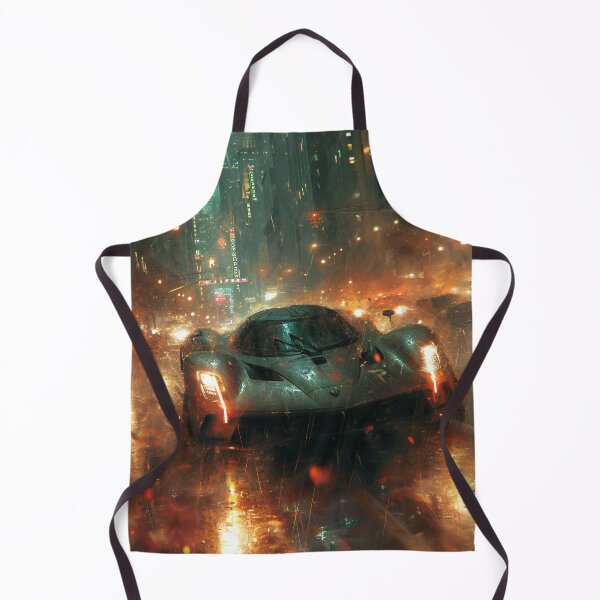 Item preview, Neon Soaked Speed: A Rain-Drenched Night in the City designed and sold by oanaunciuleanu.