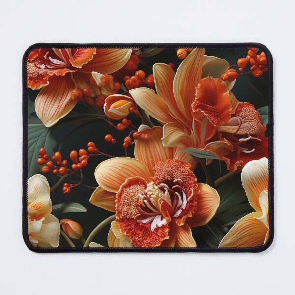 Item preview, Orchid Tile 19: Masquerade in Bloom, Spotted and Striped Exotica in Vibrant Hues designed and sold by TheBrainArt.