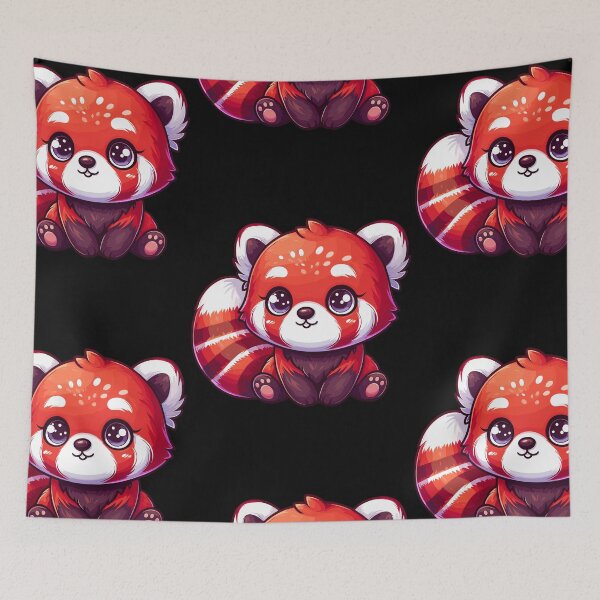 Item preview, Bamboo Explorer Red Panda designed and sold by ArtfulWeave.
