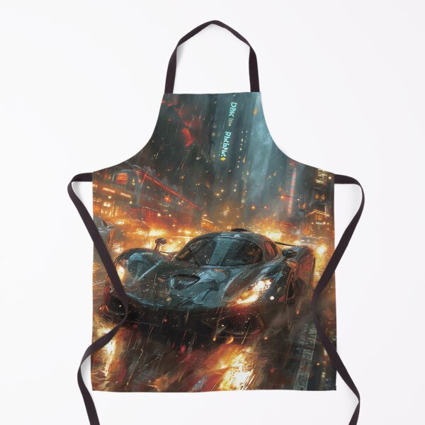 Item preview, Neon Soaked Speed: A Rain-Drenched Night in the City designed and sold by oanaunciuleanu.