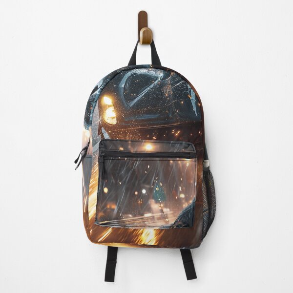 Item preview, Neon Soaked Speed: A Rain-Drenched Night in the City designed and sold by oanaunciuleanu.