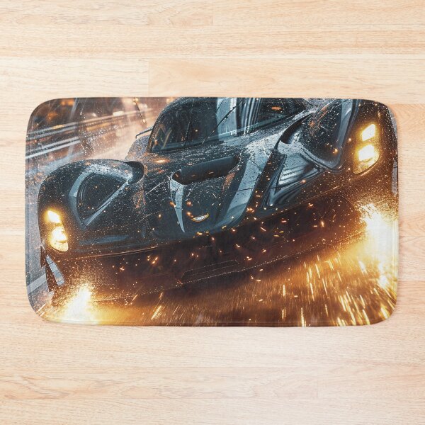 Item preview, Neon Soaked Speed: A Rain-Drenched Night in the City designed and sold by oanaunciuleanu.