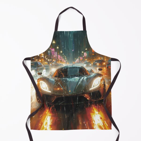 Item preview, Neon Soaked Speed: A Rain-Drenched Night in the City designed and sold by oanaunciuleanu.
