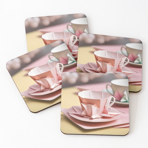 Item preview, Origami Art - Teatime Tranquility: The Perfect Cup and Saucer Pairing designed and sold by ArtfulFolds.