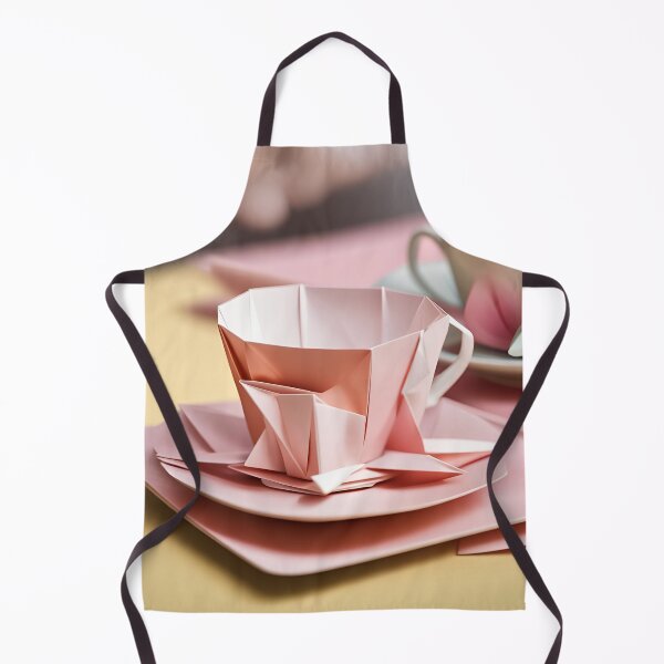 Item preview, Origami Art - Teatime Tranquility: The Perfect Cup and Saucer Pairing designed and sold by ArtfulFolds.