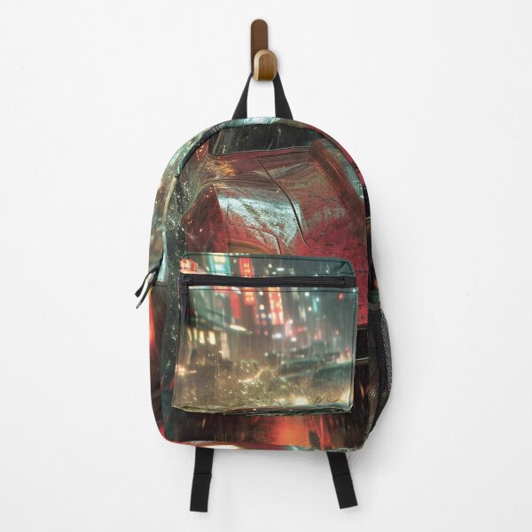 Item preview, Neon Soaked Speed: A Rain-Drenched Night in the City designed and sold by oanaunciuleanu.