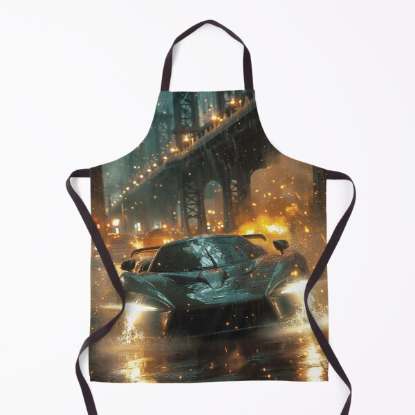 Item preview, Neon Soaked Speed: A Rain-Drenched Night in the City designed and sold by oanaunciuleanu.