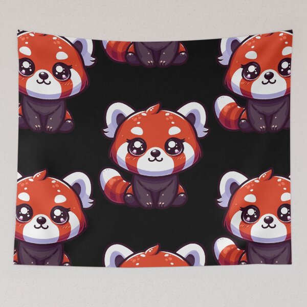 Item preview, Playful Red Panda Cartoon designed and sold by ArtfulWeave.