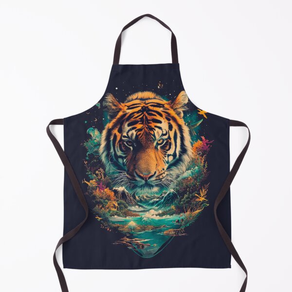 Item preview, Majestic Tiger in Cosmic Wilderness designed and sold by CleverboyDsgns.
