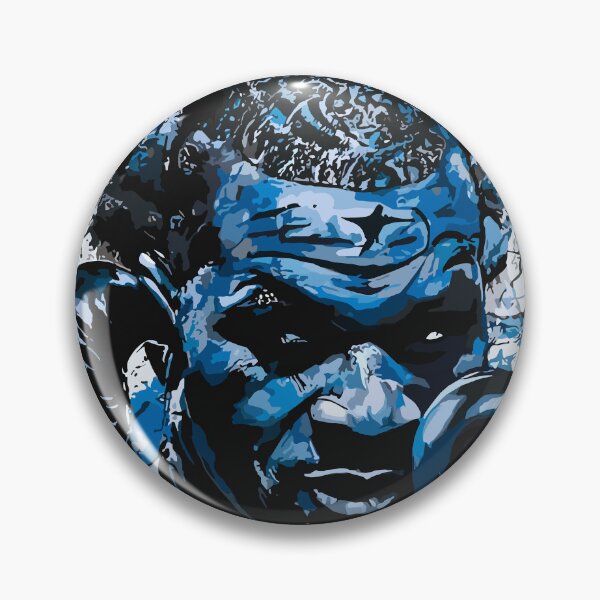 Item preview, Black Boxer in Fighting Stance with Furious Face in Ink Painting Style designed and sold by diegomenjivar92.