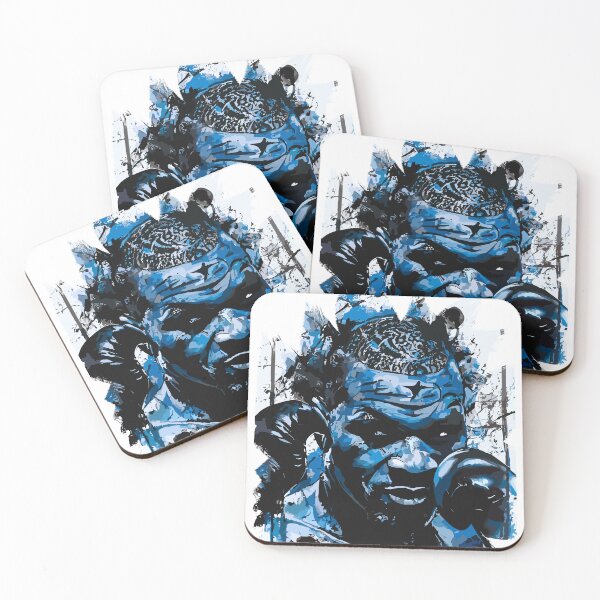 Item preview, Black Boxer in Fighting Stance with Furious Face in Ink Painting Style designed and sold by diegomenjivar92.
