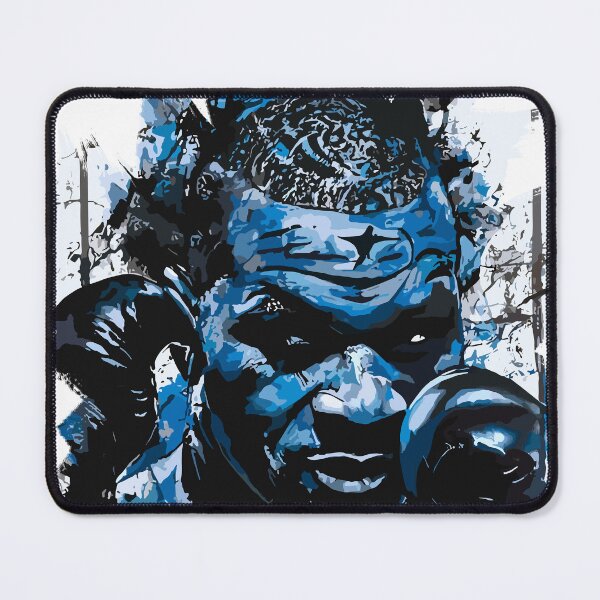 Item preview, Black Boxer in Fighting Stance with Furious Face in Ink Painting Style designed and sold by diegomenjivar92.