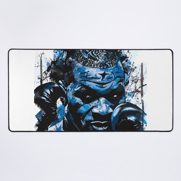 Item preview, Black Boxer in Fighting Stance with Furious Face in Ink Painting Style designed and sold by diegomenjivar92.