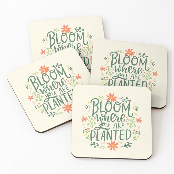 Item preview, Bloom Where You Are Planted Floral designed and sold by PMCreative.