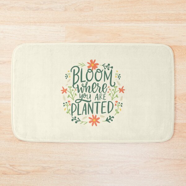 Item preview, Bloom Where You Are Planted Floral designed and sold by PMCreative.