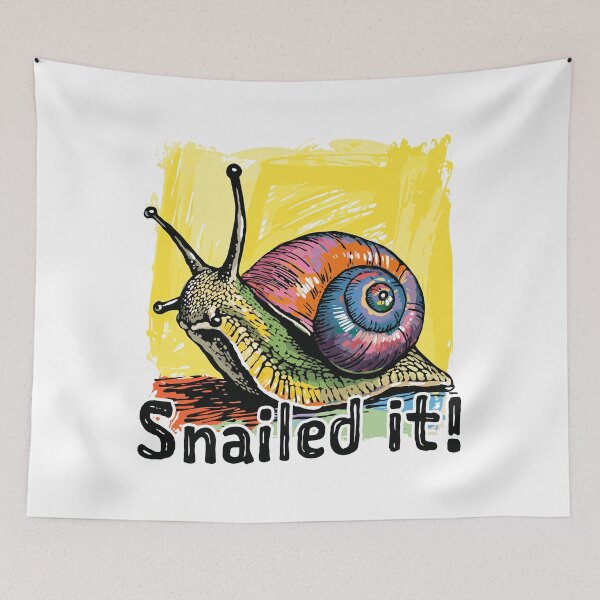Item preview, Snailed it! || Snail Pop Art designed and sold by MadSwellDesigns.