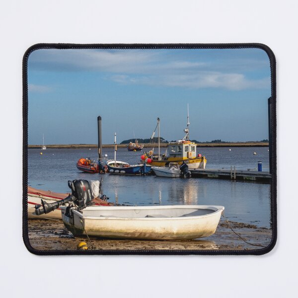 Item preview, Beached rowing boat at low tide in Wells-next-the-sea harbour designed and sold by yackers1.