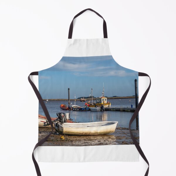 Item preview, Beached rowing boat at low tide in Wells-next-the-sea harbour designed and sold by yackers1.