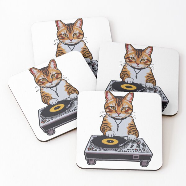 Item preview, Dj Cat, Cool Iron On Patches designed and sold by saloui.