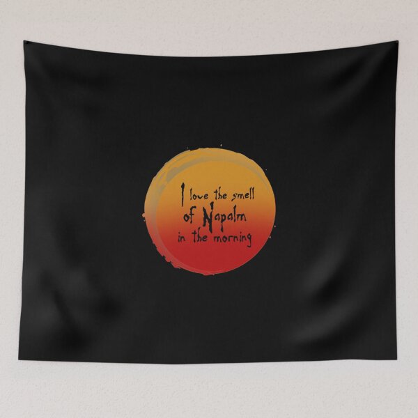 Item preview, I love the Smell Of Napalm - Retro Movie Sticker Iconic designed and sold by SlickCity.