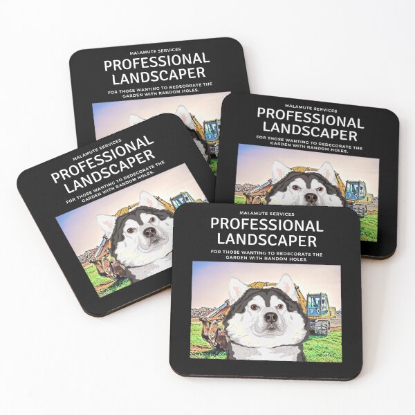 Item preview, Malamute Professional Landscaper designed and sold by Katora7.