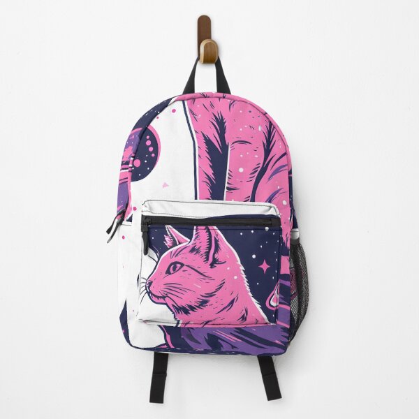 Item preview, Galaxy pink cat with kitten designed and sold by TheRealmWithin.