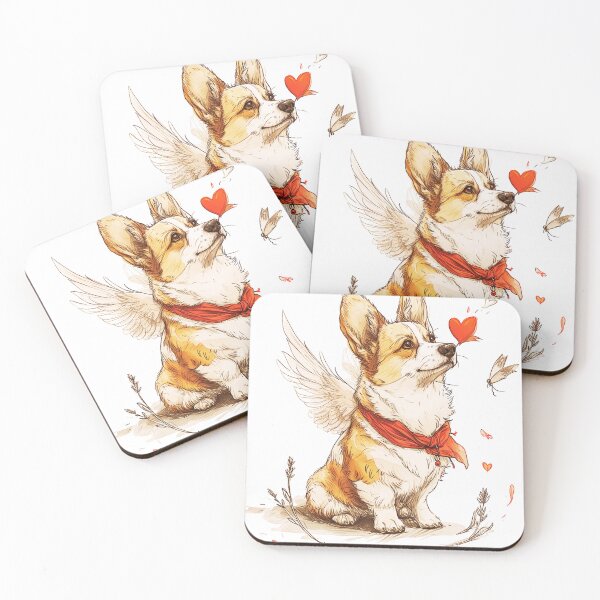 Item preview, Cupid Corgi designed and sold by LiveWLaughter.