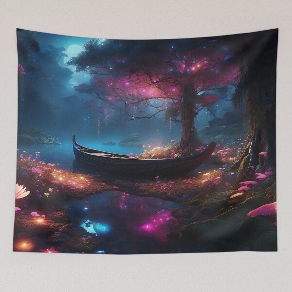 Item preview, Enchanted Twilight: A Mystical Voyage Awaits designed and sold by ArtComixHaven.