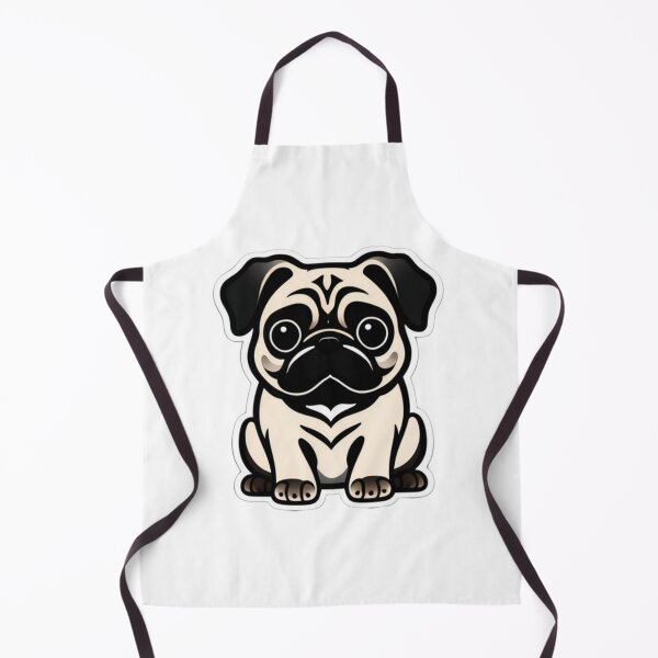 Item preview, Cute pug puppy sticker designed and sold by Flowerslaps.