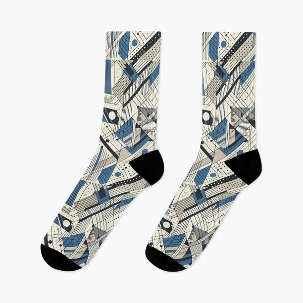 Item preview, Geometric abstraction. Urban style. Blue 1 designed and sold by Cute-Forever.