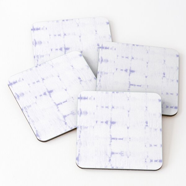 Item preview, Soft texture of Shibori squares - lilac and white designed and sold by marufemia.
