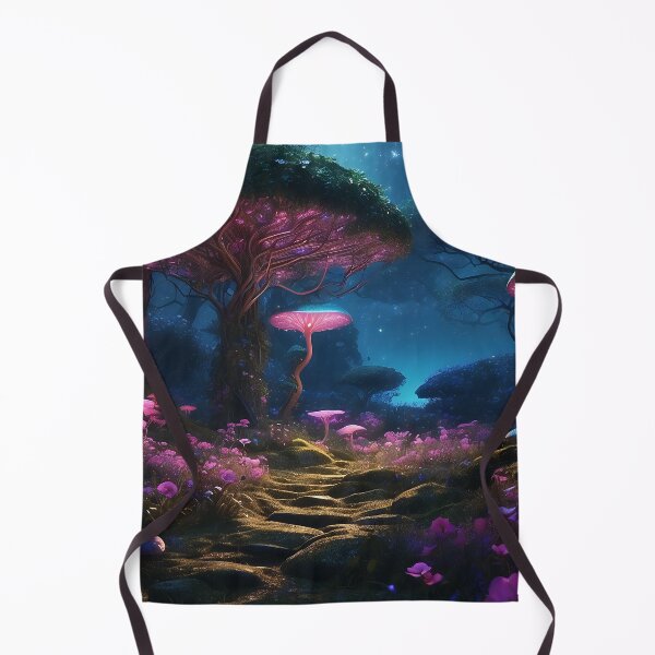 Item preview, Enchanted Night: Bioluminescent Forest's Magical Pathway designed and sold by ArtComixHaven.
