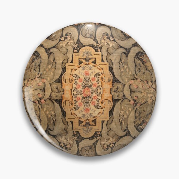 Item preview, Antique French Savonnerie Rug Print designed and sold by Vicky Brago-Mitchell®.