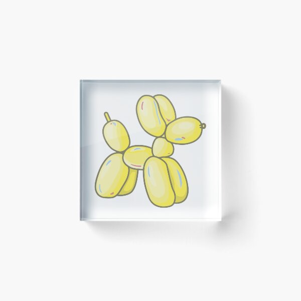 Item preview, Balloon Dog pastel yellow designed and sold by maura41.