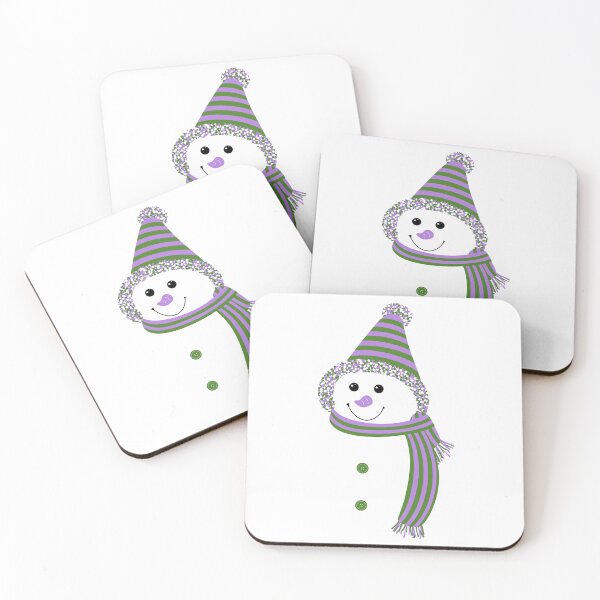 Item preview, Genderqueer Pride Snowman Snowperson Lavender White Green designed and sold by JoyfulJen.