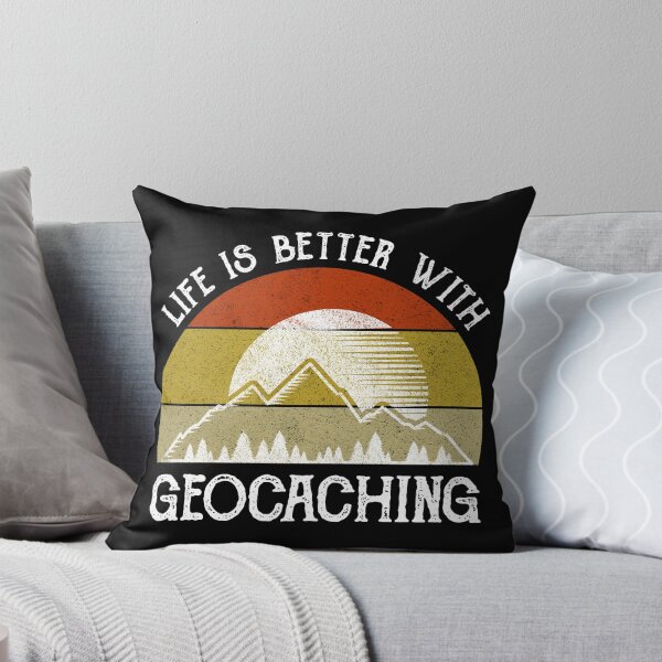 Item preview, Life Is Better With Geocaching designed and sold by Cat Lady Designs.