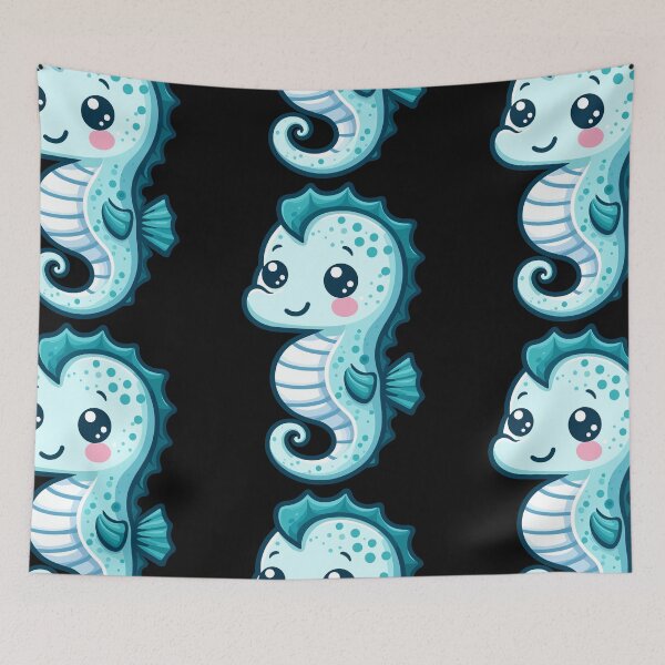 Item preview, Ocean Explorer Seahorse designed and sold by ArtfulWeave.