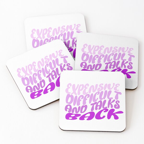 Item preview, Expensive Difficult and Talks Back funny and vintage designed and sold by DOPANDA ..