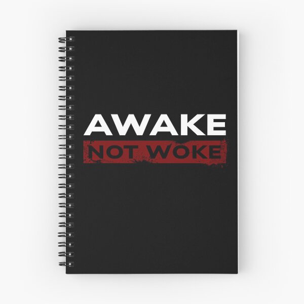 Item preview, Conscious Clarity - 'Awake Not Woke' Statement Design designed and sold by Sir Meow Meow.