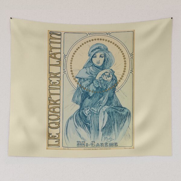 Item preview, Le Quartier Latin, Mi Careme, de Alphonse Mucha. ALTA DEFINICIÓN designed and sold by MINDTHECHERRY.