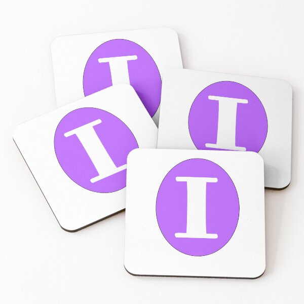 Item preview, Capital Uppercase Personalized Monogram 2 name lettering Letter I designed and sold by Artonmytee.