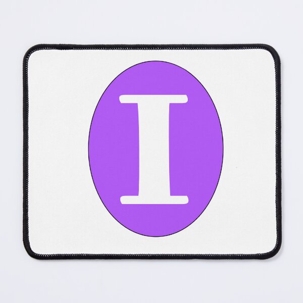 Item preview, Capital Uppercase Personalized Monogram 2 name lettering Letter I designed and sold by Artonmytee.