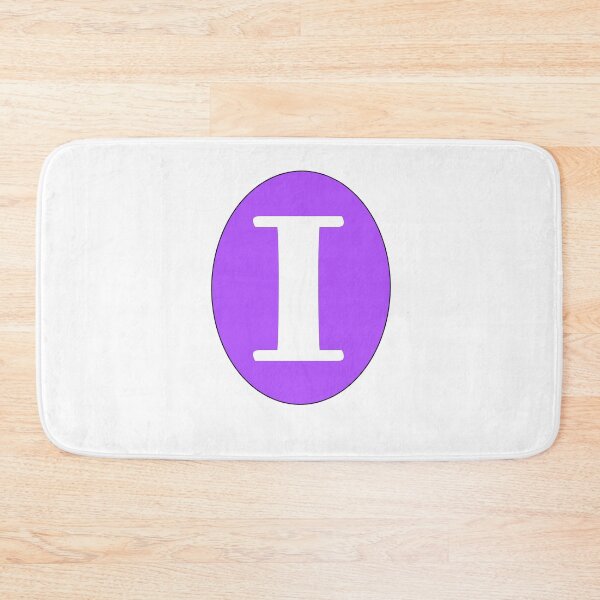 Item preview, Capital Uppercase Personalized Monogram 2 name lettering Letter I designed and sold by Artonmytee.