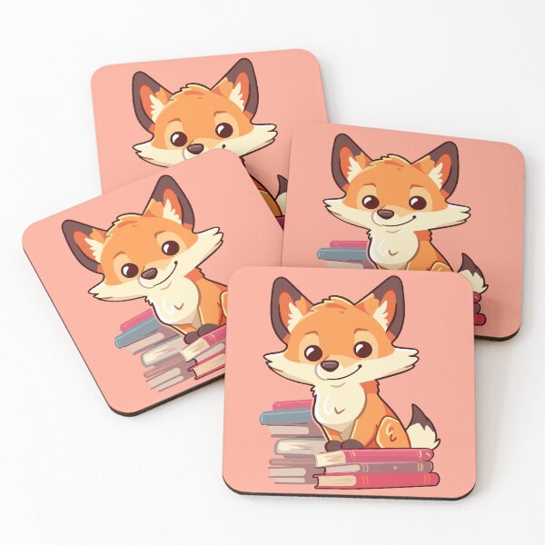 Item preview, Happy Book Lover Fox designed and sold by SweetClicks123.