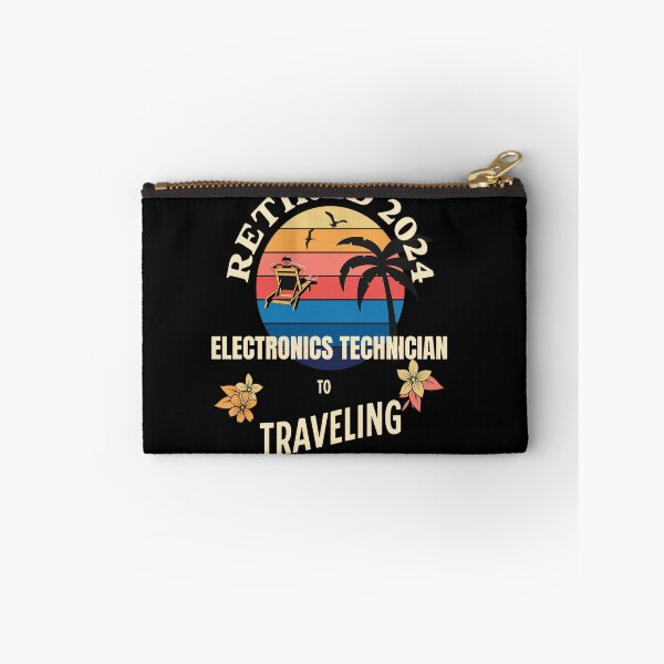 Item preview, Retired Electronics Technician 2024. Tropical Sunset Retirement Vibes Design designed and sold by johnharry3.