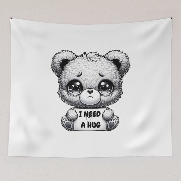 Item preview, Sadly Irresistible Teddy Bear designed and sold by lAnJefurtifeu.